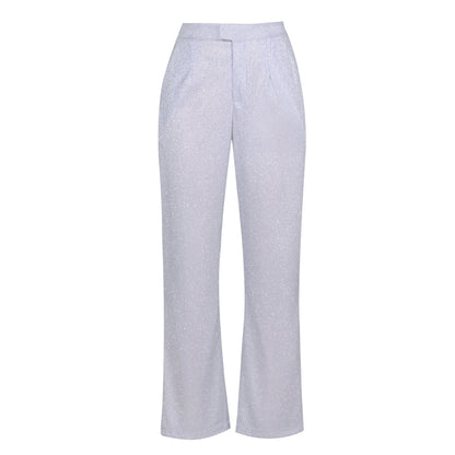 Spring Summer Clothing in Europe America Color Set Blazer Underwear Straight-leg Pants