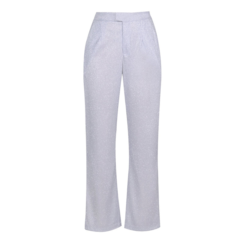 Spring Summer Clothing in Europe America Color Set Blazer Underwear Straight-leg Pants