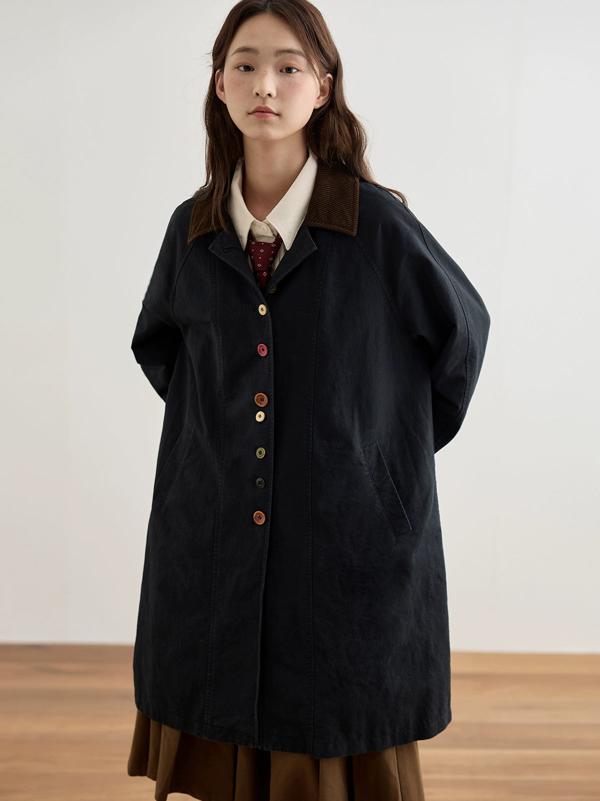 Octopusme -inspired Oversized Coat - Multi-color