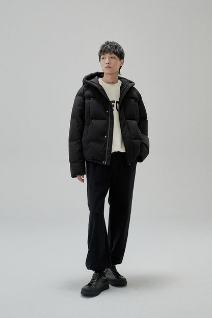 Full Zip Hooded Sweatshirt & Straight Leg Cuffed Pants Set