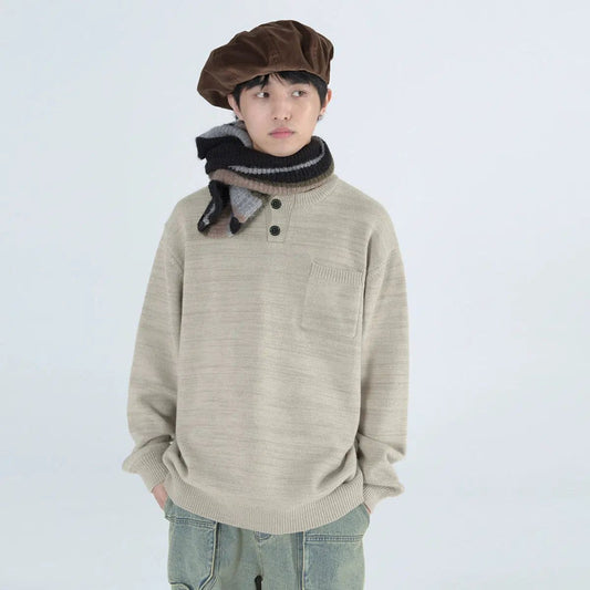 Cozy Sweater With Front Pocket