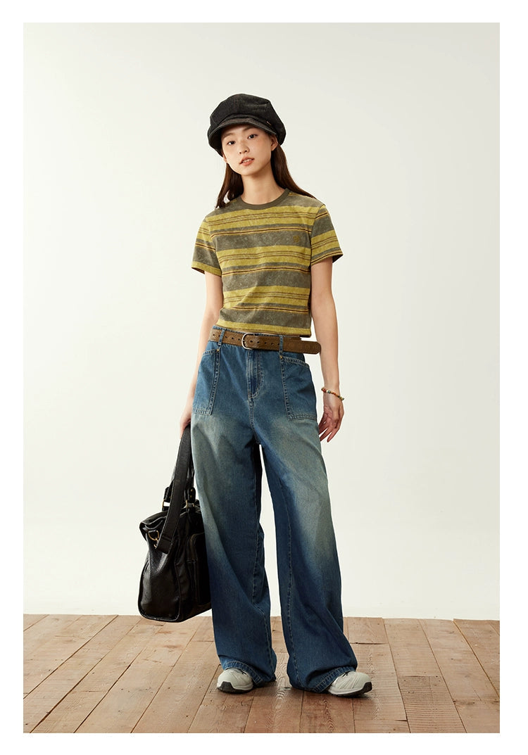 Octopusme Retro Striped T-shirt