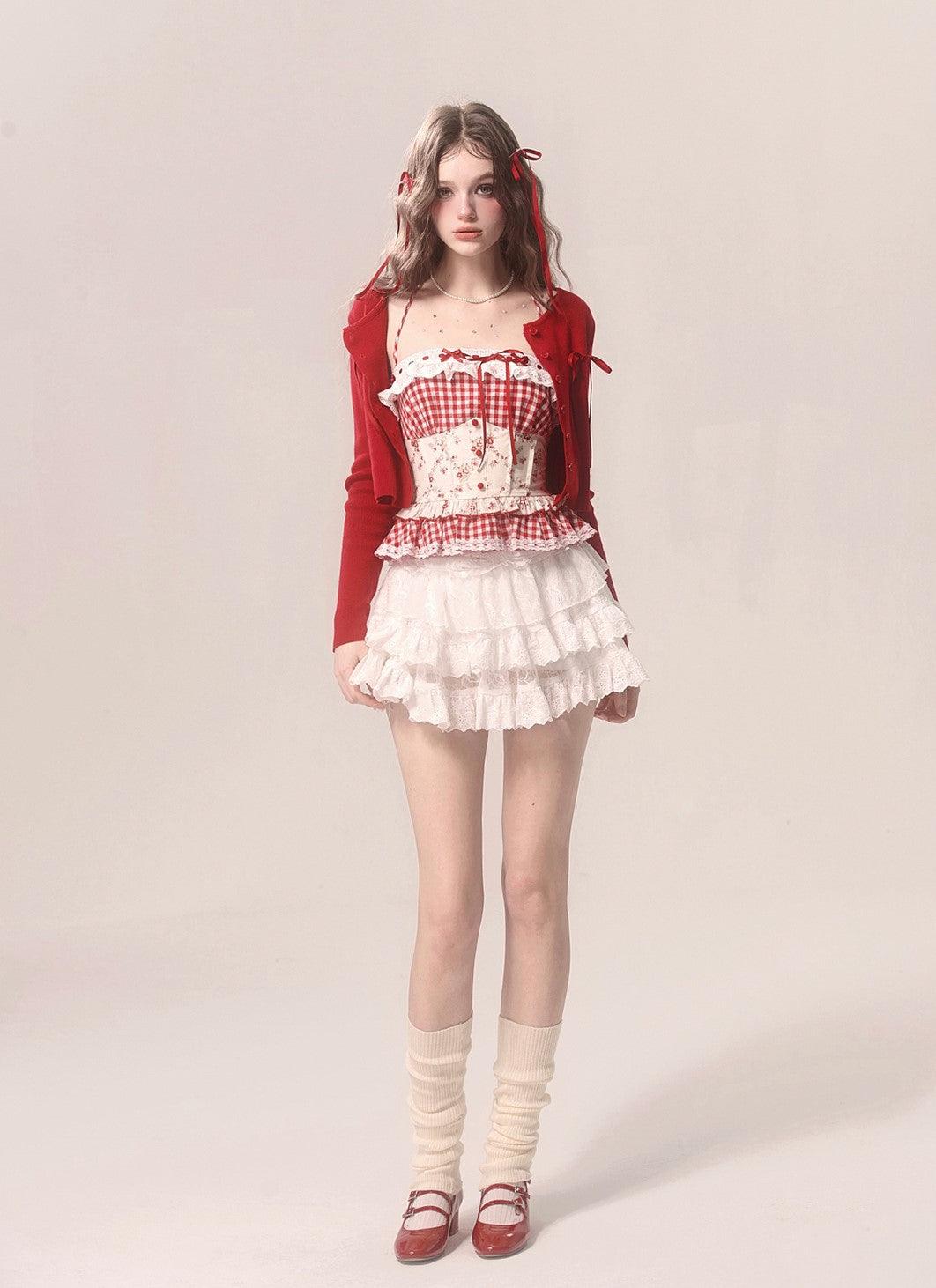 White Lace Ballet-inspired Cake Skirt