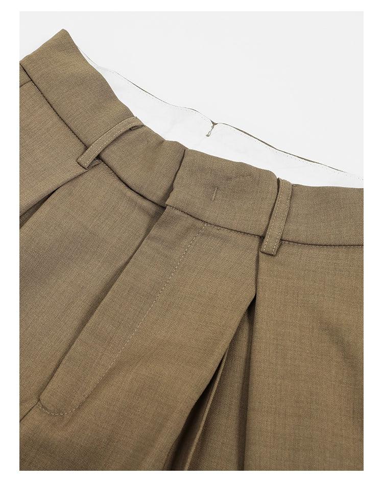 Dramatic Noir Wide-leg Palazzo Pants