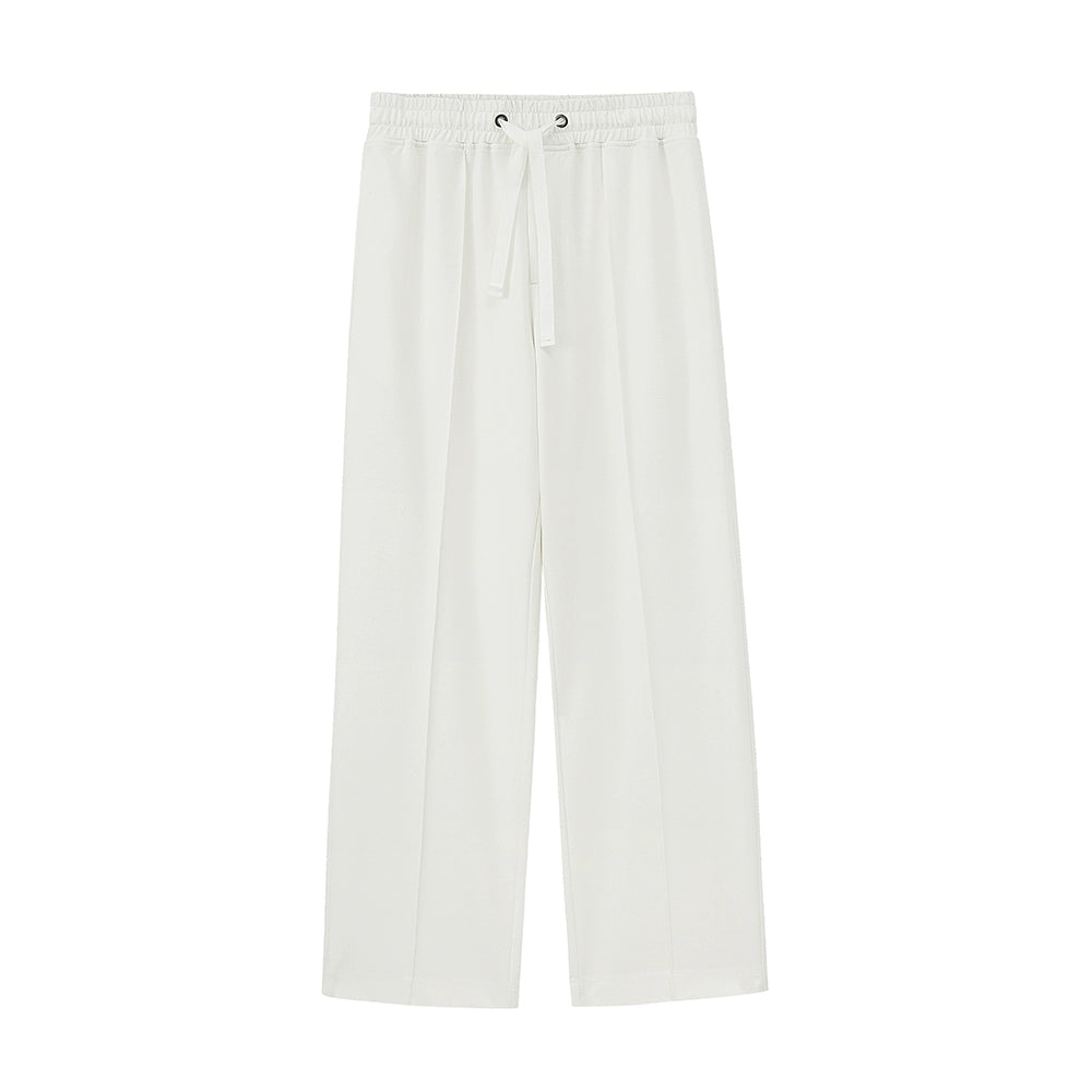 Lace-up Straight Full/short Pants