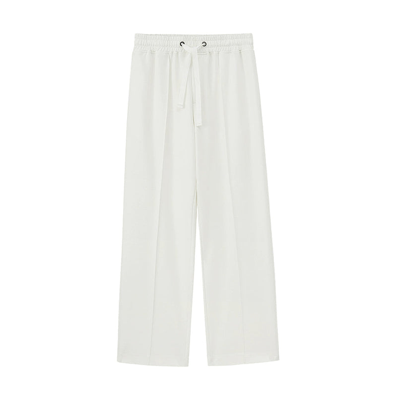 Lace-up Straight Full/short Pants
