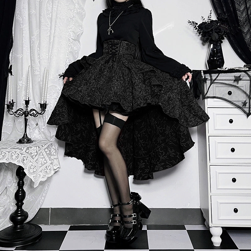 Wannathis Gothic Hooded Maxi Dress - Sleeveless Black Floor-length Gown With Attached Hood