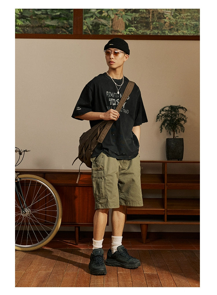 Zippered Pocket Shorts