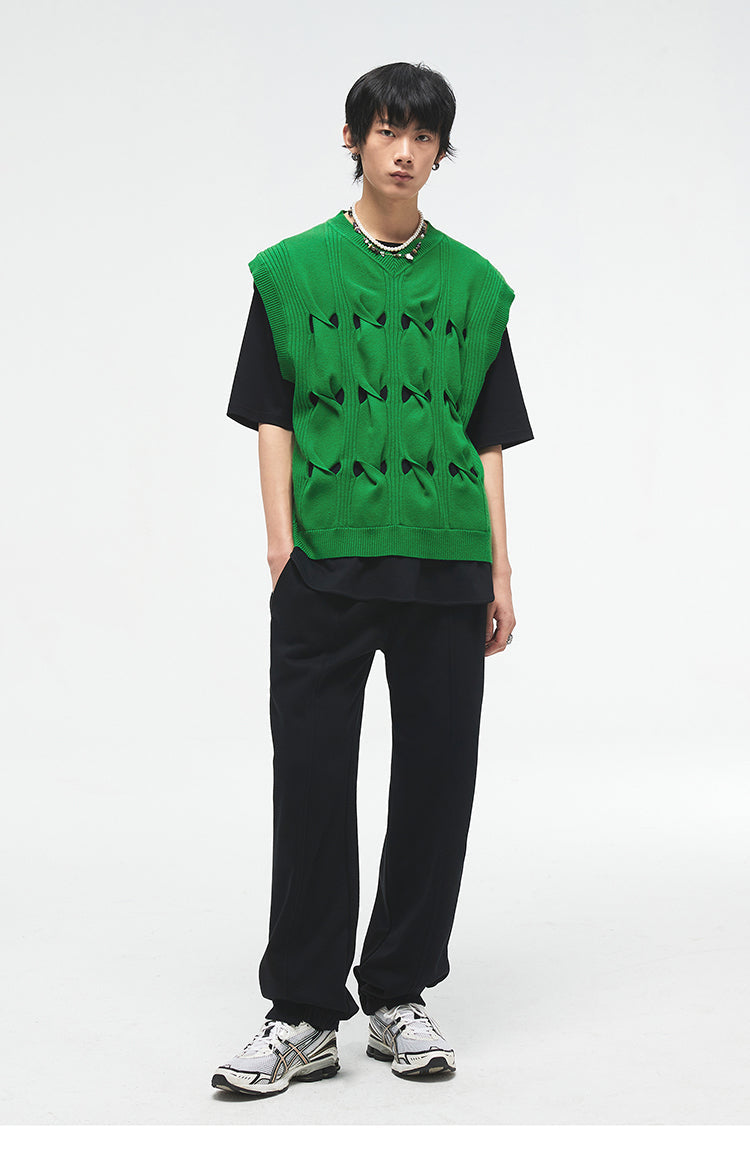 Relaxed Pin-tuck Sweatpants