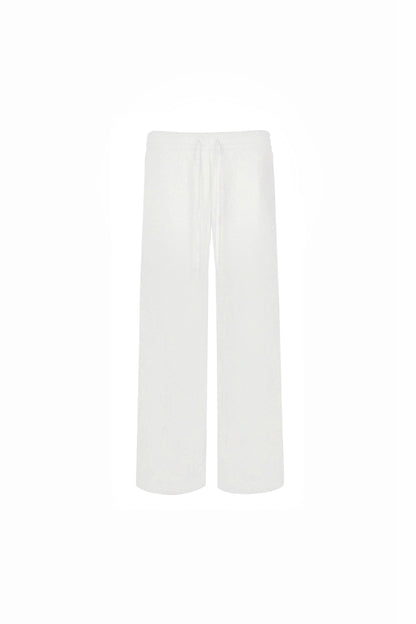 Low-waist Drawstring Straight-leg Sweatpants