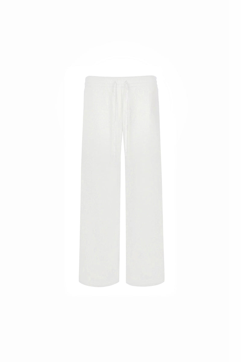 Low-waist Drawstring Straight-leg Sweatpants