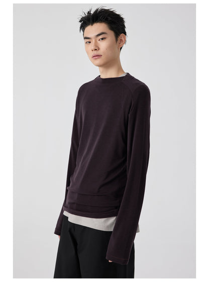 Straight Neck T-shirt