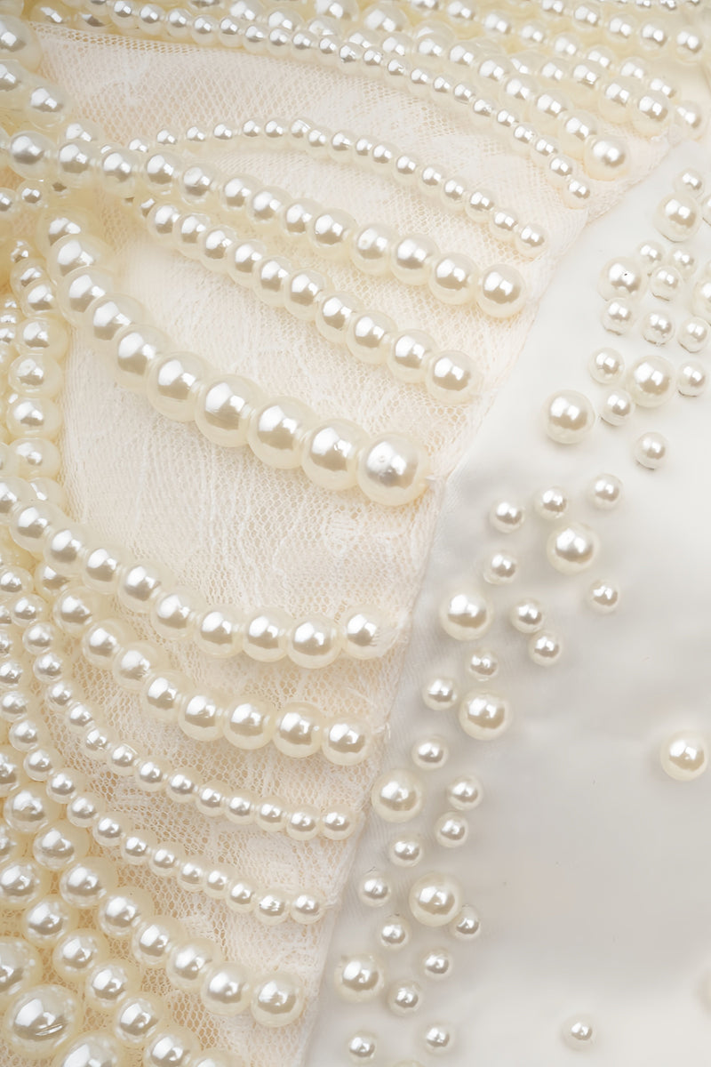 Binlk Beaded Round Neck Sleeveless Maxi Dress