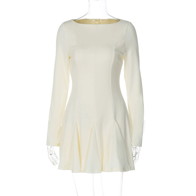 Jamyah Pleated Mini Dress