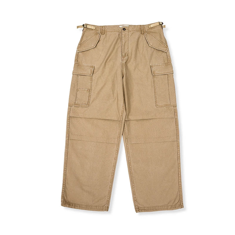 Straight-leg Multi-pocket Loose Pants