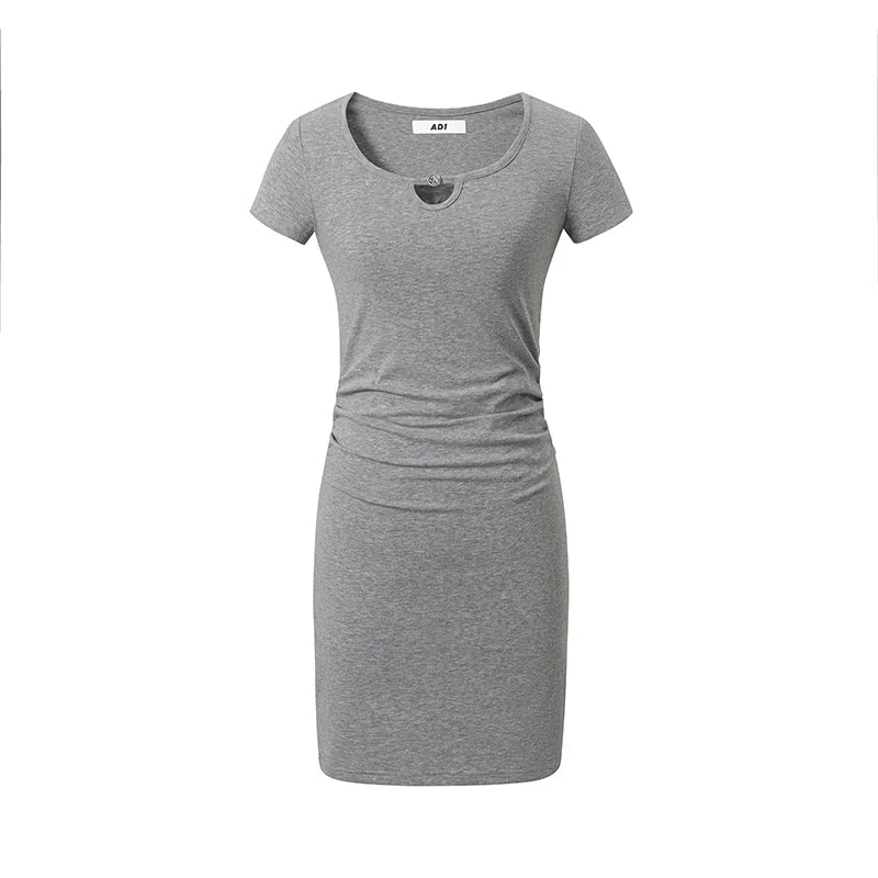 Sleek Simplicity T-shirt Dress
