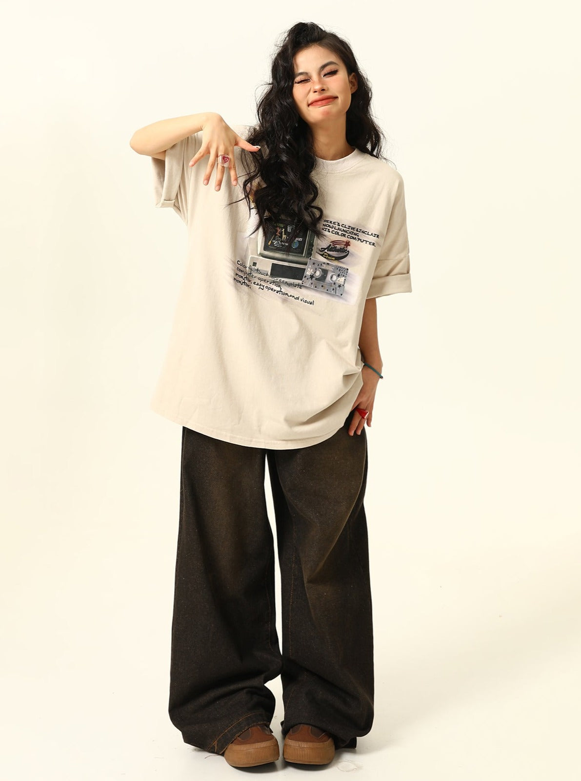 Retro Game Oversized T-shirt