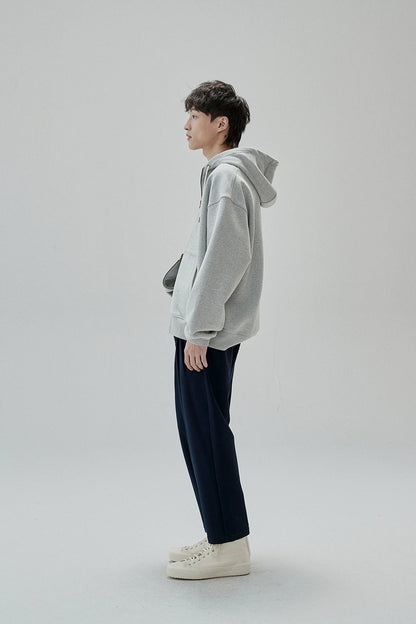 Full Zip Hooded Sweatshirt & Straight Leg Cuffed Pants Set