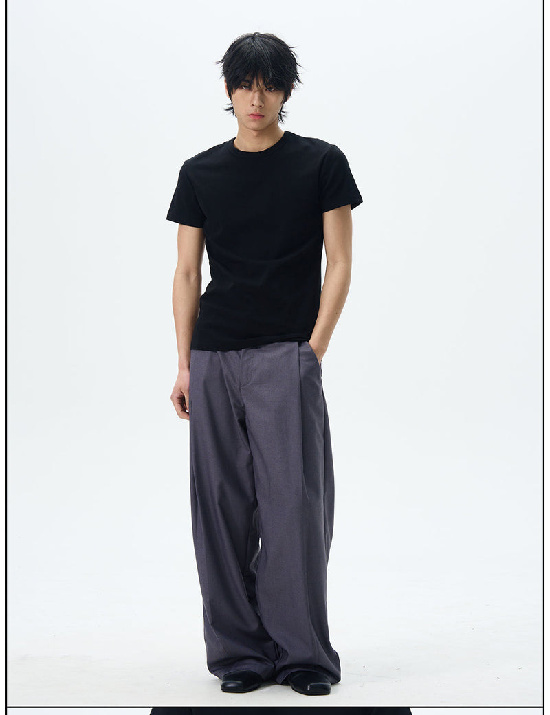 Pleated Wide Leg Dress Pants