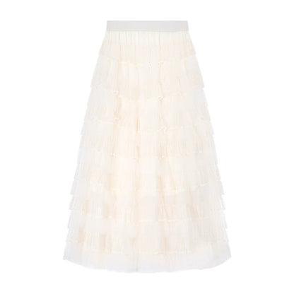 Lyrik Mesh A-line Maxi Skirt