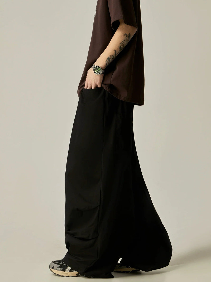 Ultra-relaxed Wide-leg Drawstring Lounge Pants