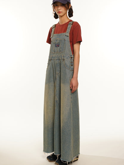 Denim Strap Skirt