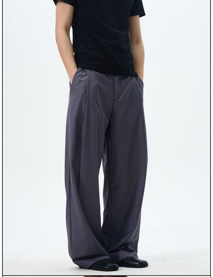 Pleated Wide Leg Dress Pants