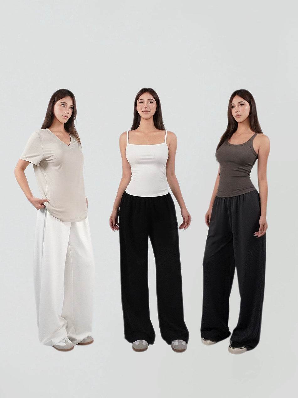 Floor-length Straight Pants