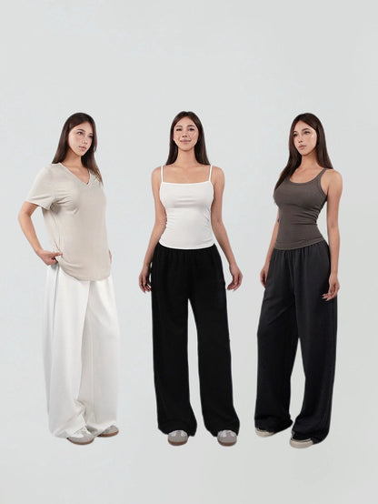 Floor-length Straight Pants