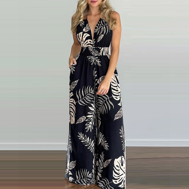 Clothing Digital Printing Colorful Jumpsuit