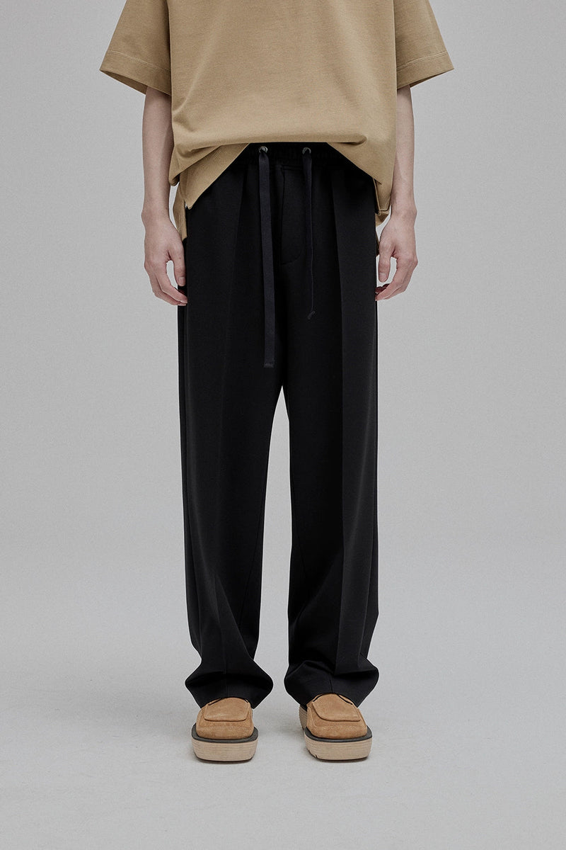 Lace-up Straight Full/short Pants