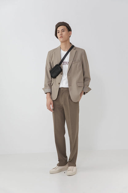 Split Hem Straight Pants