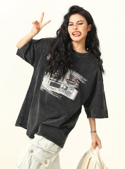 Retro Game Oversized T-shirt