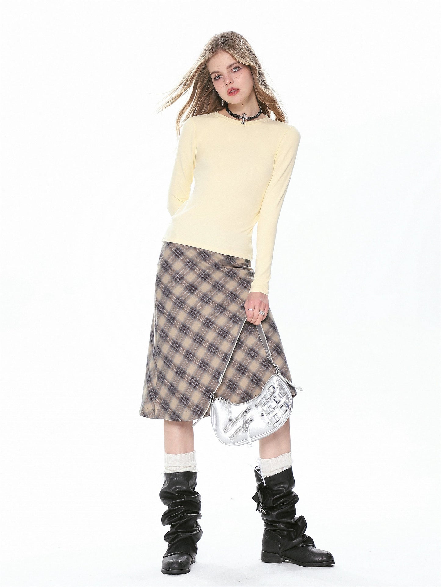 Turtleneck Long Sleeve T-shirt