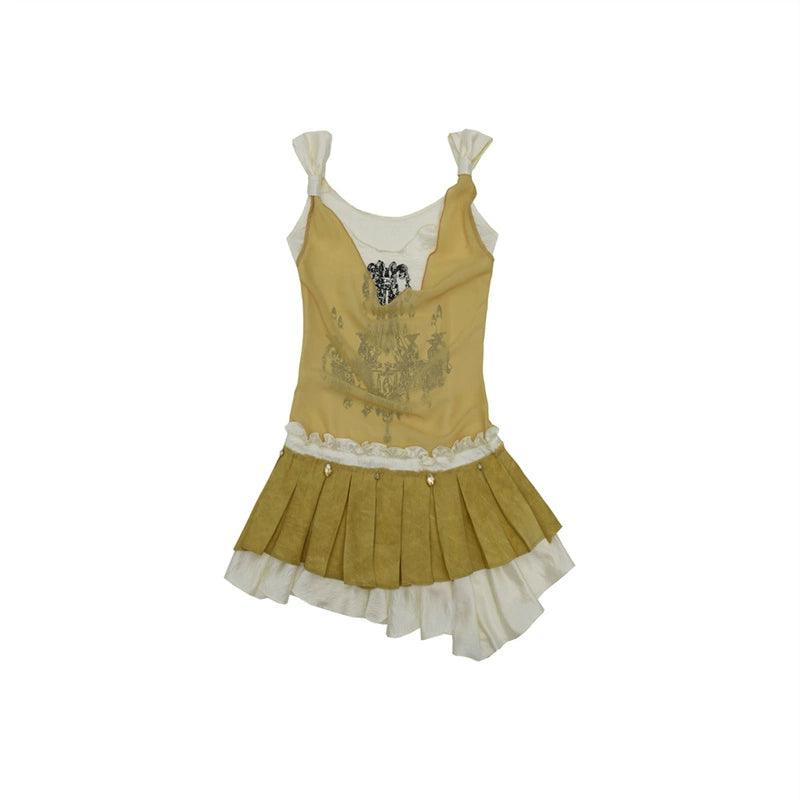 Inspired Layered Mini Dress