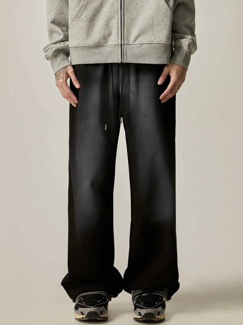 Silky Wide-leg Drawstring Lounge Pants