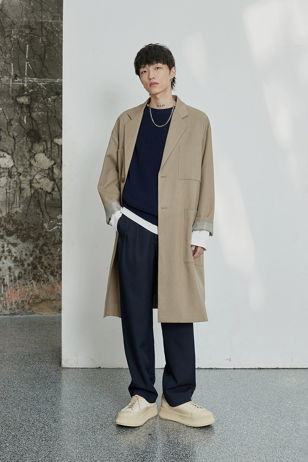 Classic Double-pleated Dress Pants