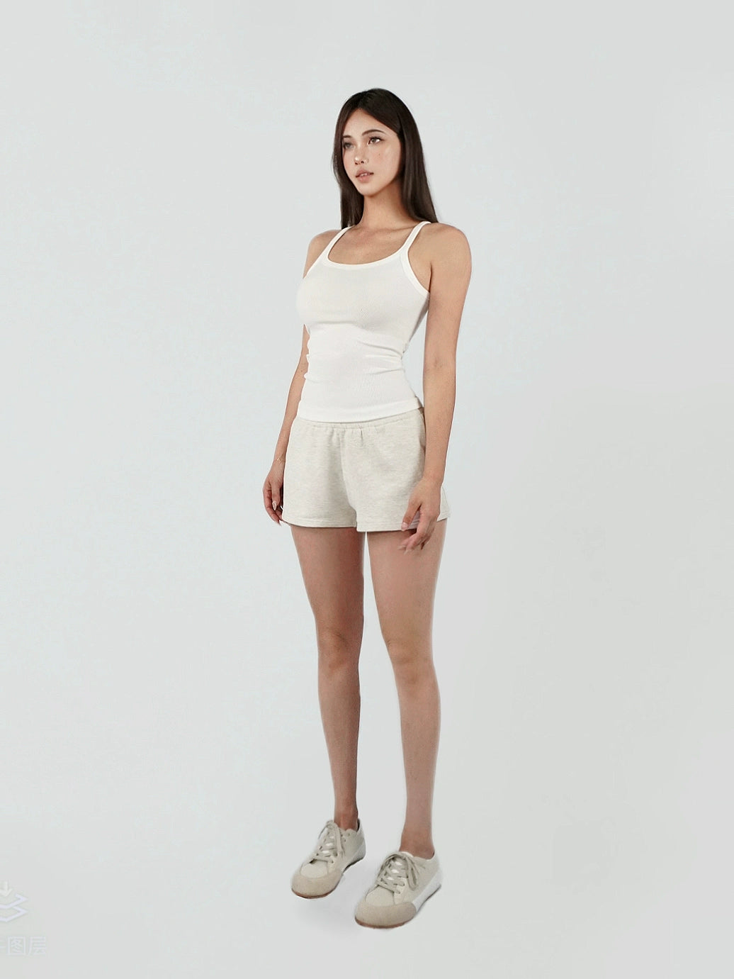 Low-waist Athletic Bermuda Shorts