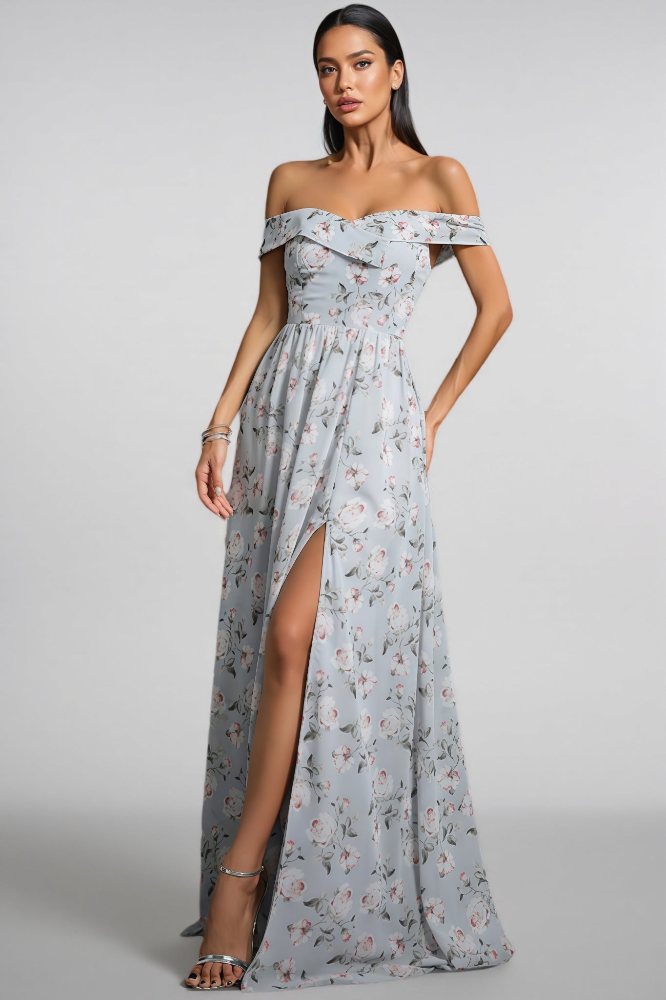 Elza One-shoulder Maxi Dress