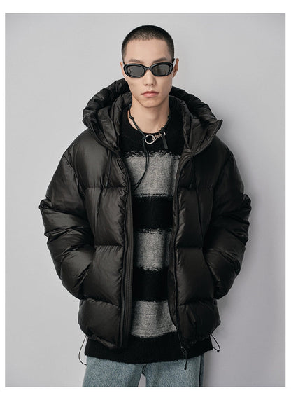 Irregular Wide-striped Oversized Round Neck Sweater
