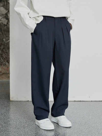 Classic Double-pleated Dress Pants