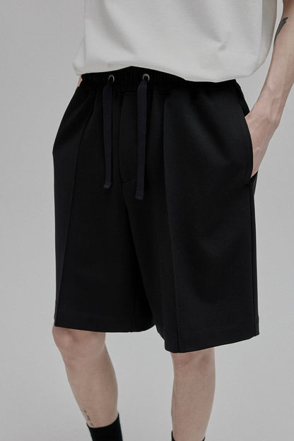 Lace-up Straight Full/short Pants