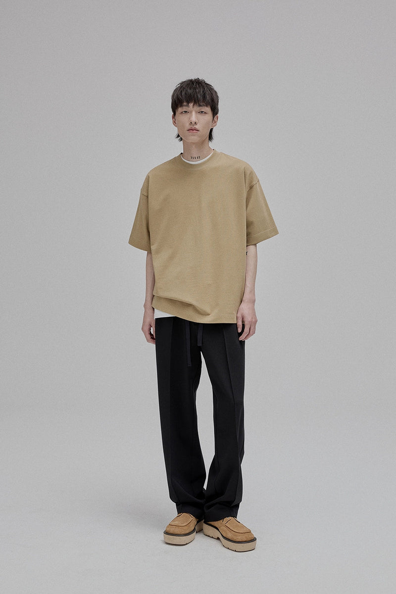 Lace-up Straight Full/short Pants