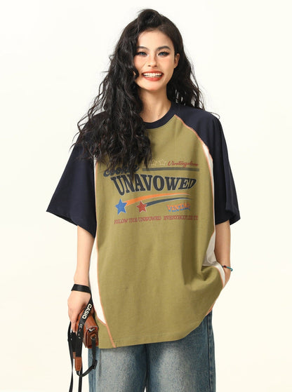Unavowed Oversized Raglan T-shirt