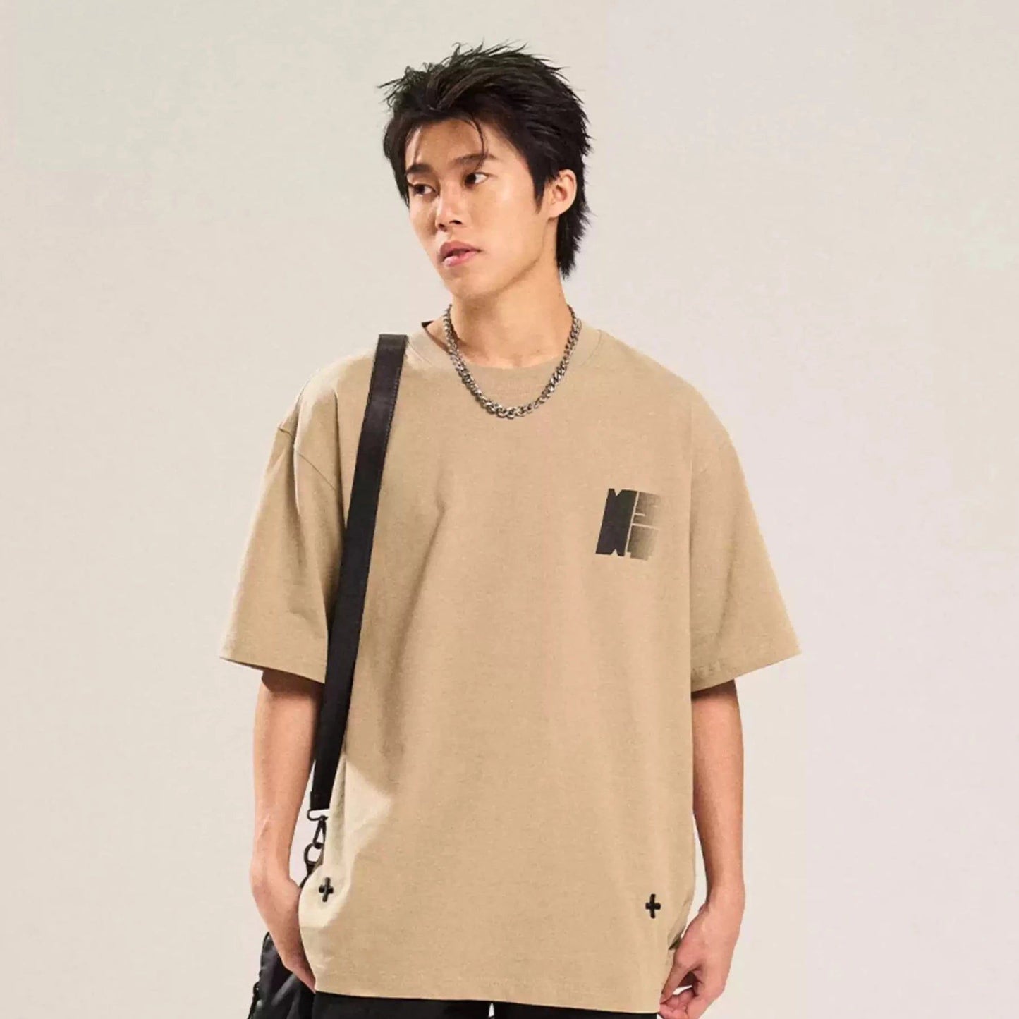 T-shirt With Subtle Fade Logo