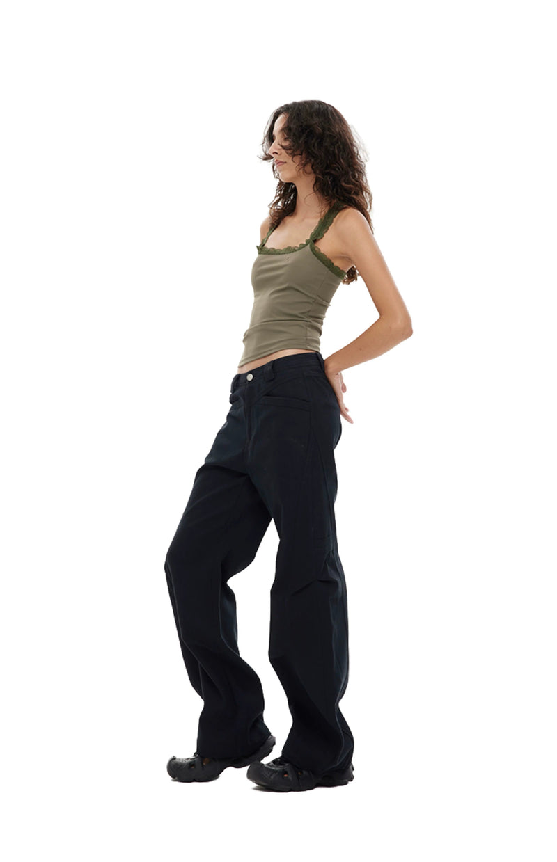 Military Green Cargo Pants