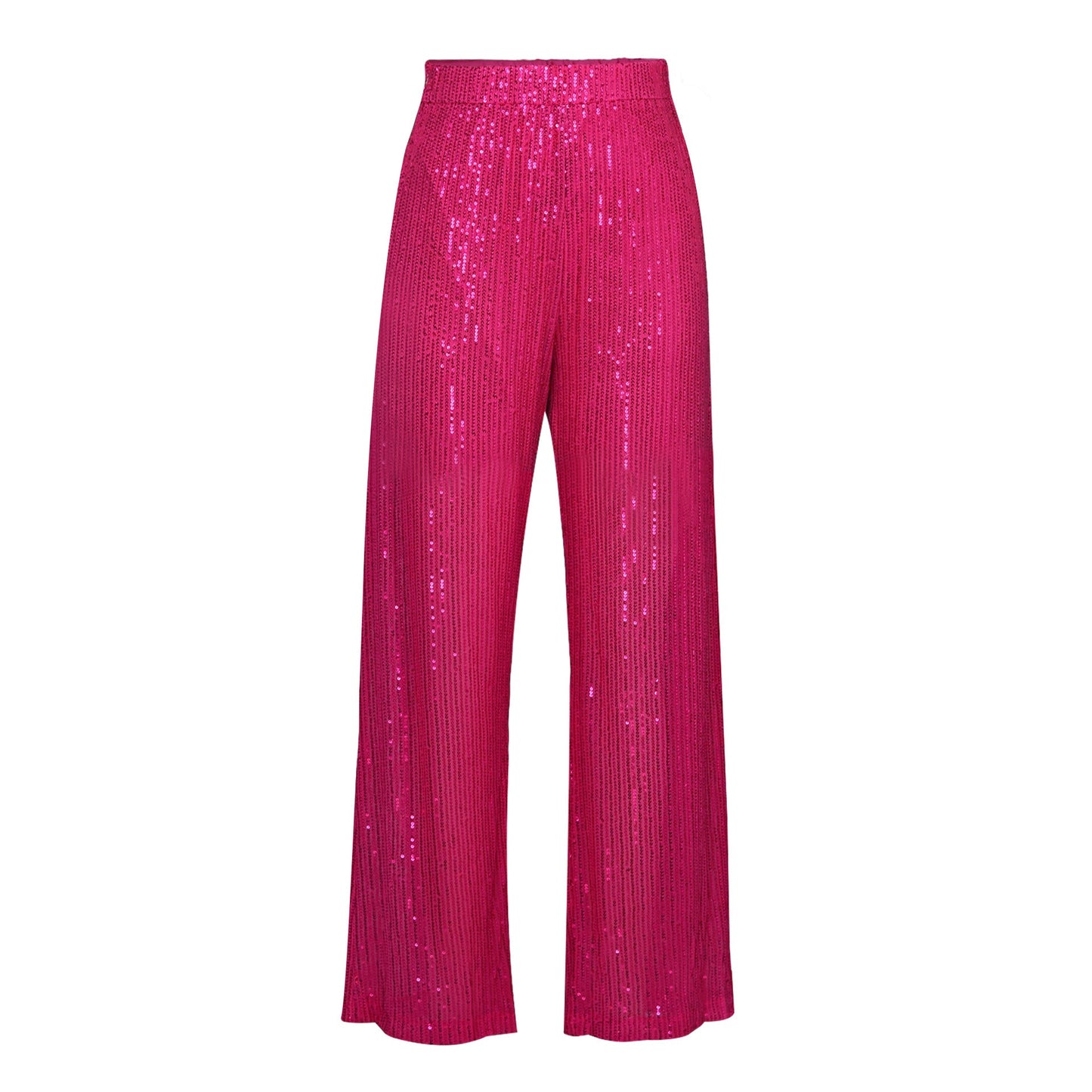 Spring Summer New Clothing Color Sequ Set Shirt Underwear Straight-leg Pants