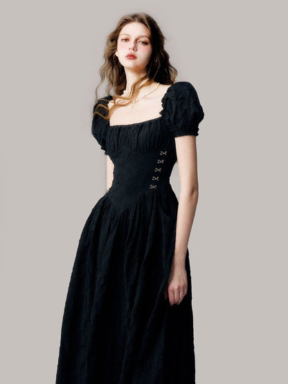 Ethereal Jacquard Long Dress
