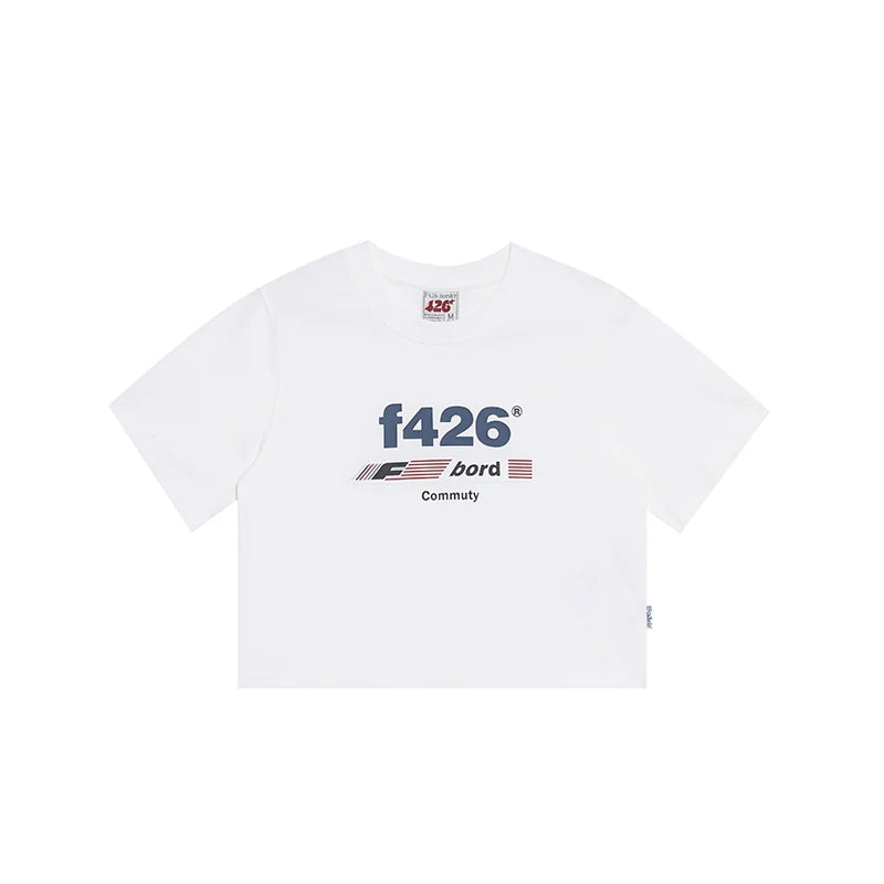 T-shirt With American Flag Logo