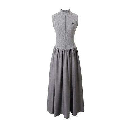 Contrast Maxi Dress